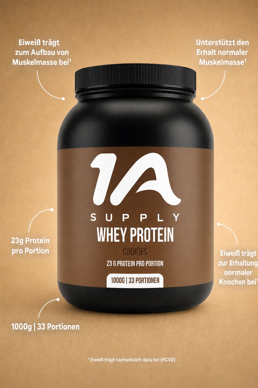 Whey Protein 1000g Pulver
