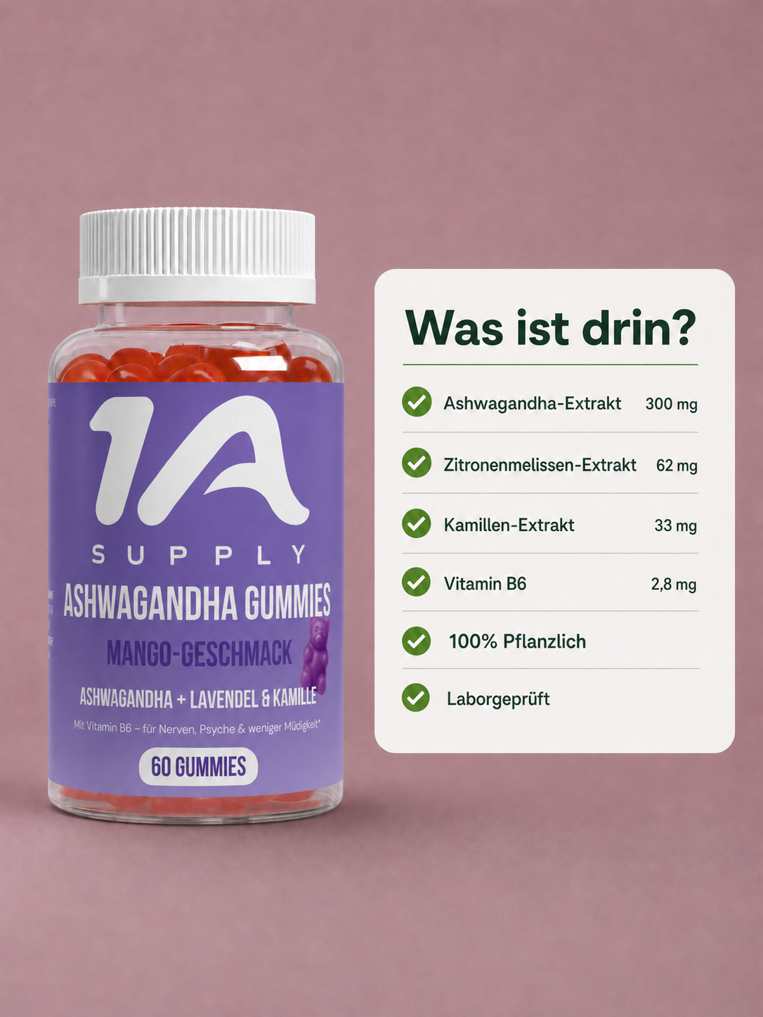 Ashwagandha & Vitamin B6 Gummies