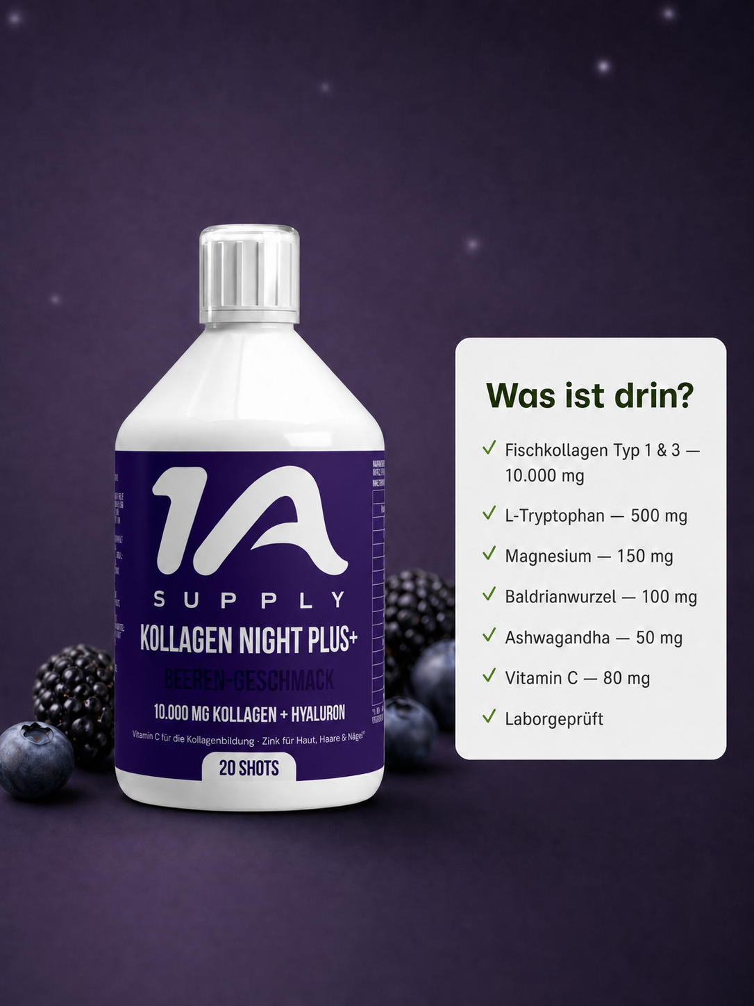 Kollagen Night Plus+ Shots