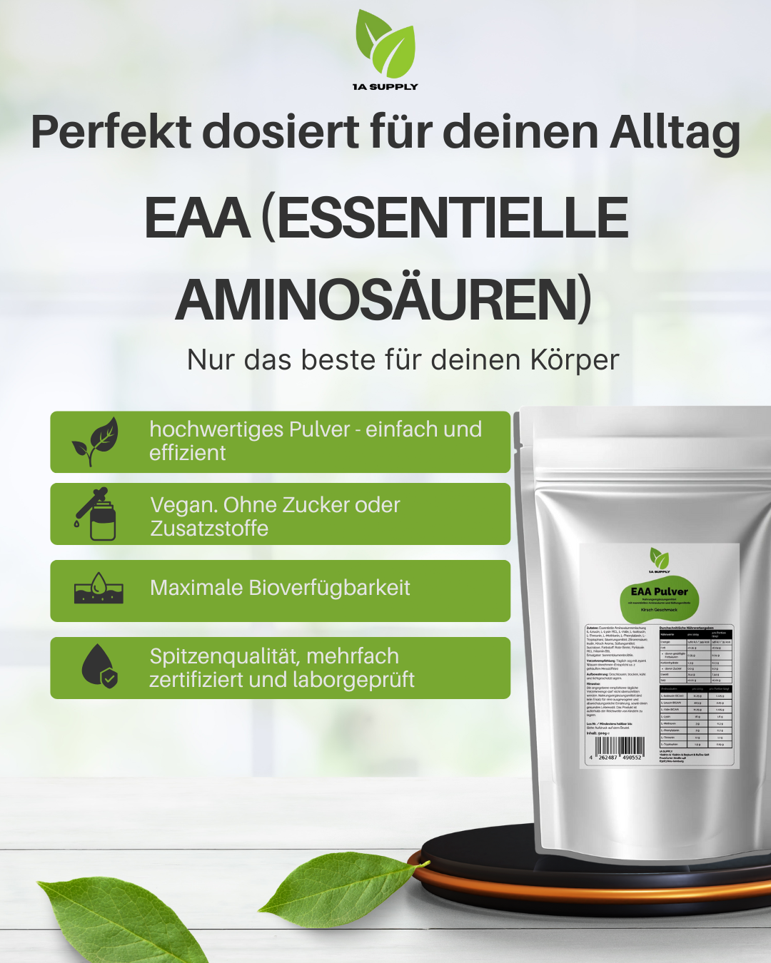 EAA (Essentielle Aminosäuren)