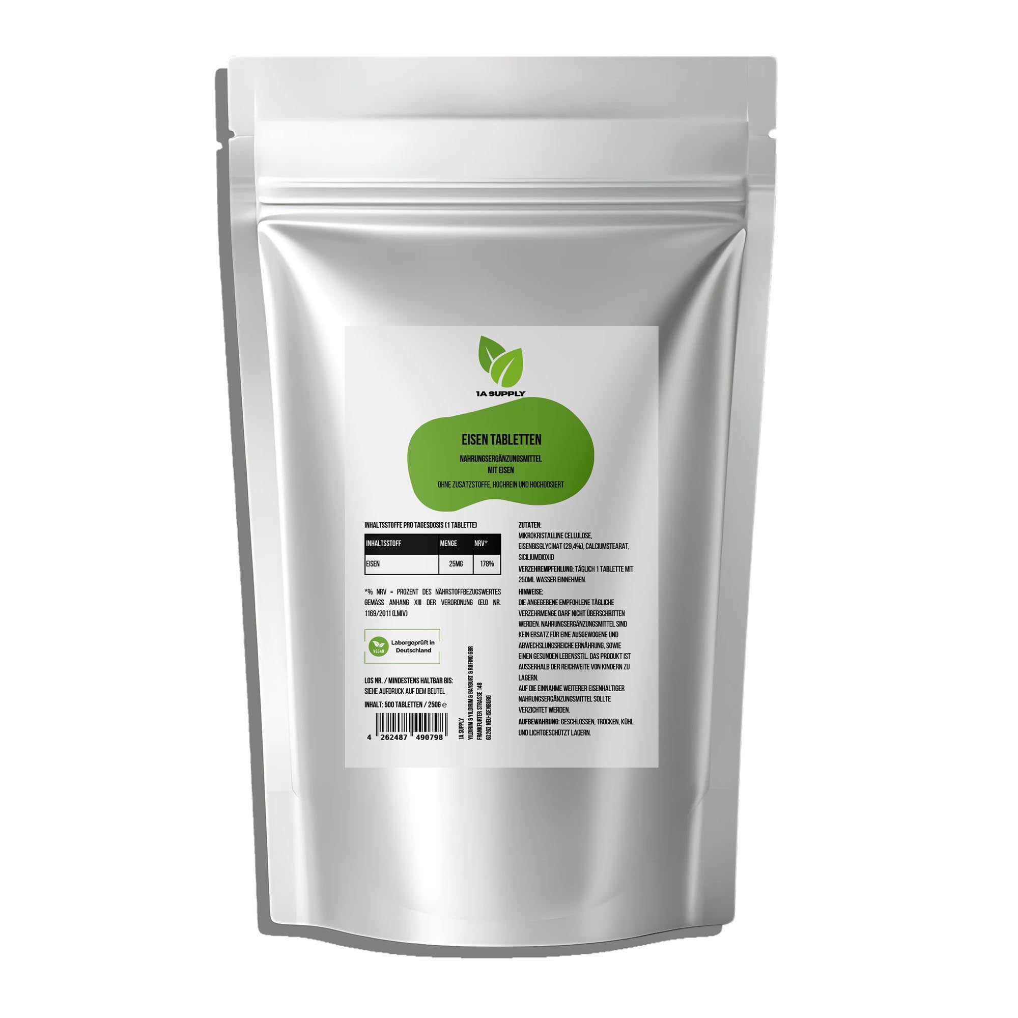 25mg Eisen Bisglycinat