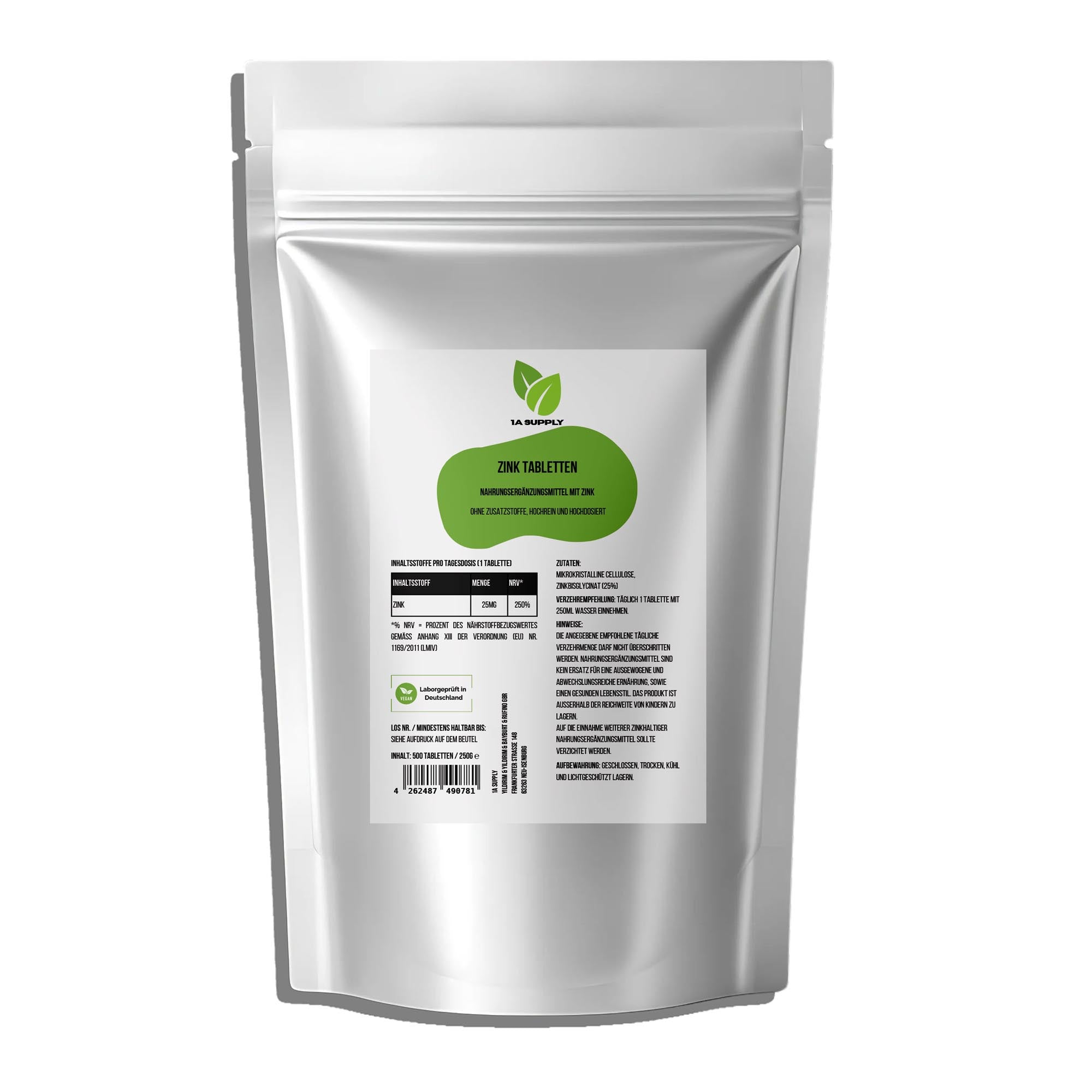 25mg Zink Bisglycinat 