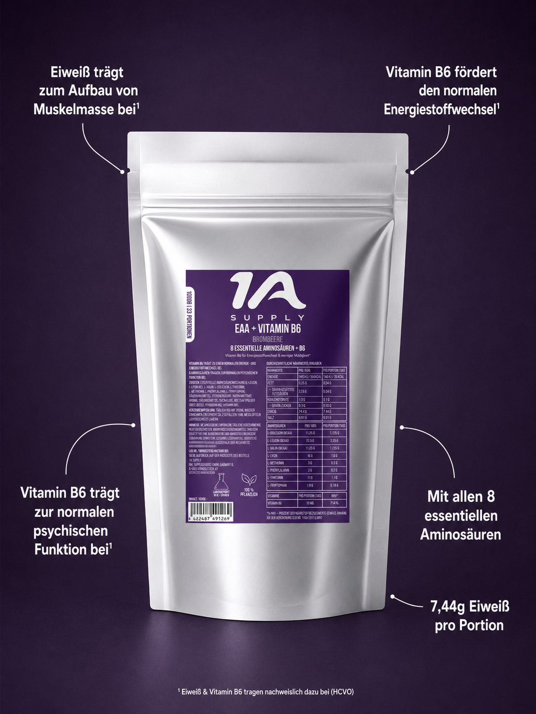 EAA + Vitamin B6 Pulver