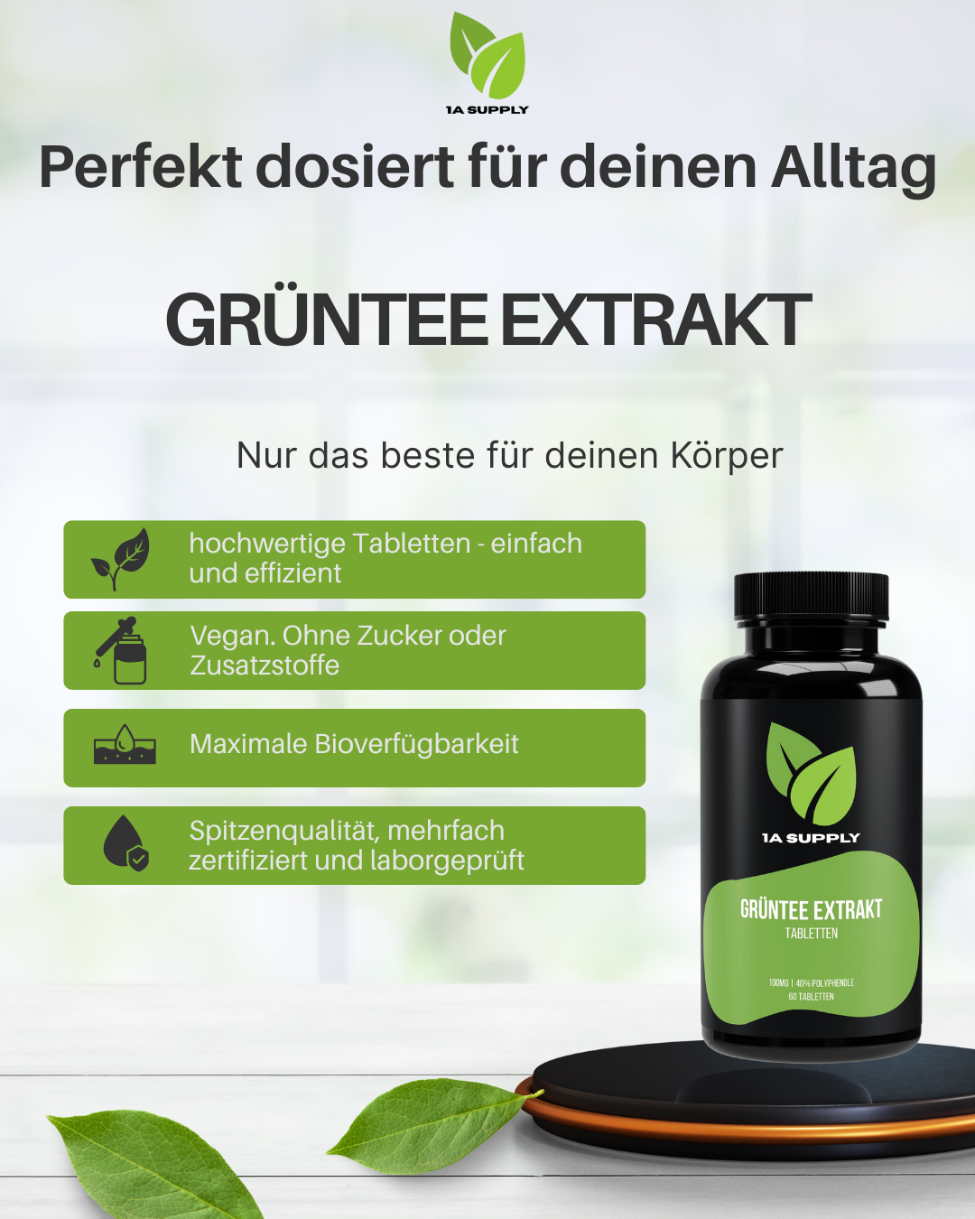 Grüntee Extrakt 40% Polyphenole