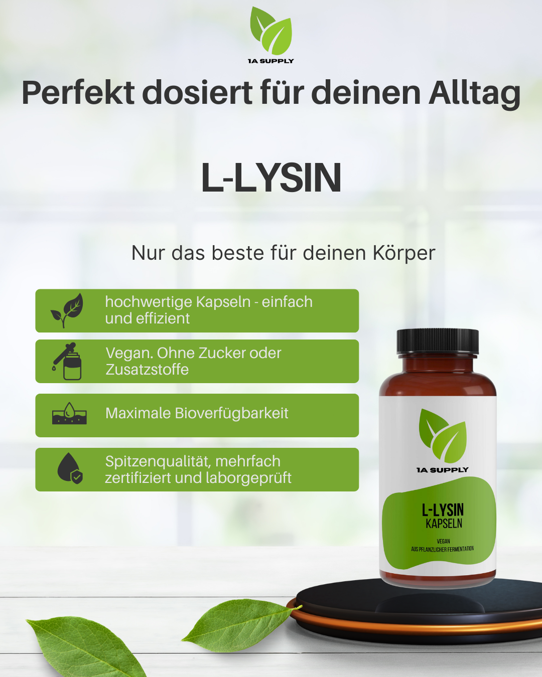 L-Lysin - 100 Kapseln