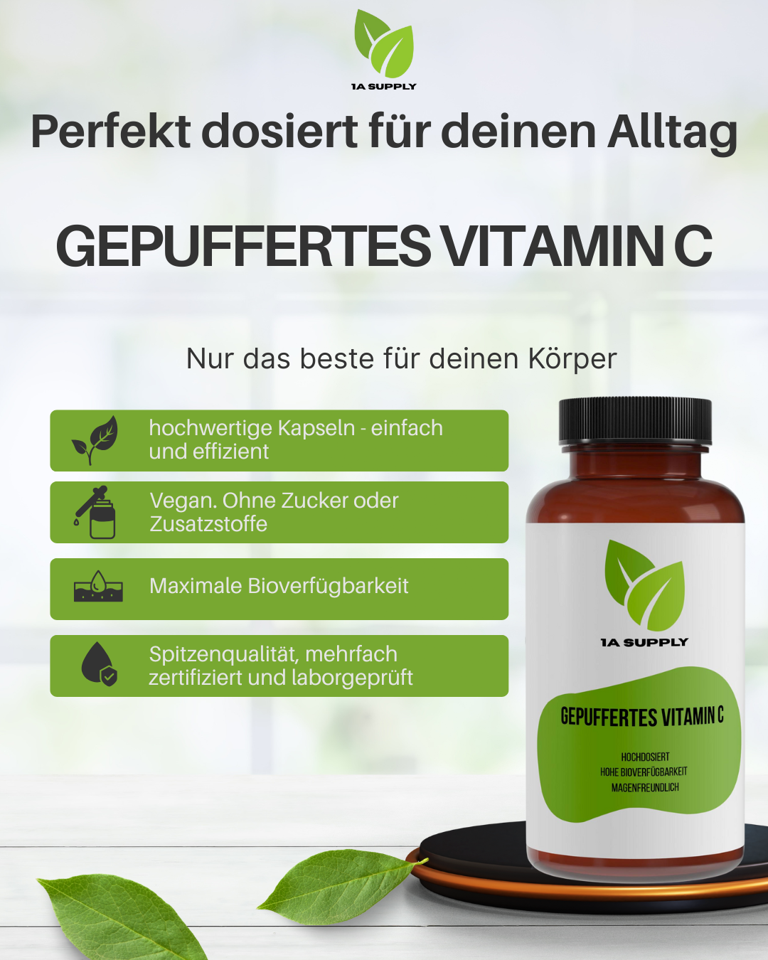 Gepuffertes Vitamin C 500mg + Magnesium