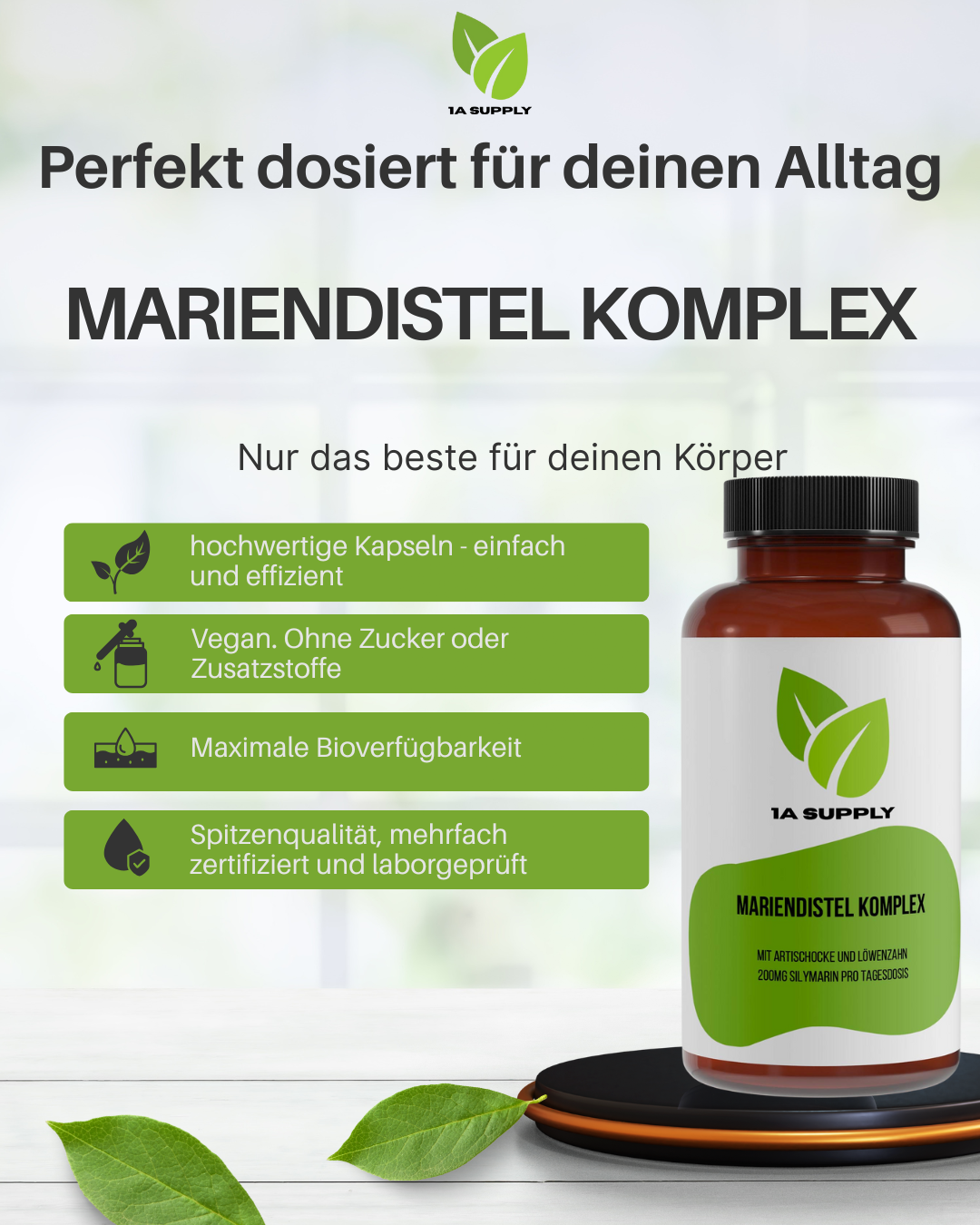 Mariendistel Artischocke Löwenzahn Komplex