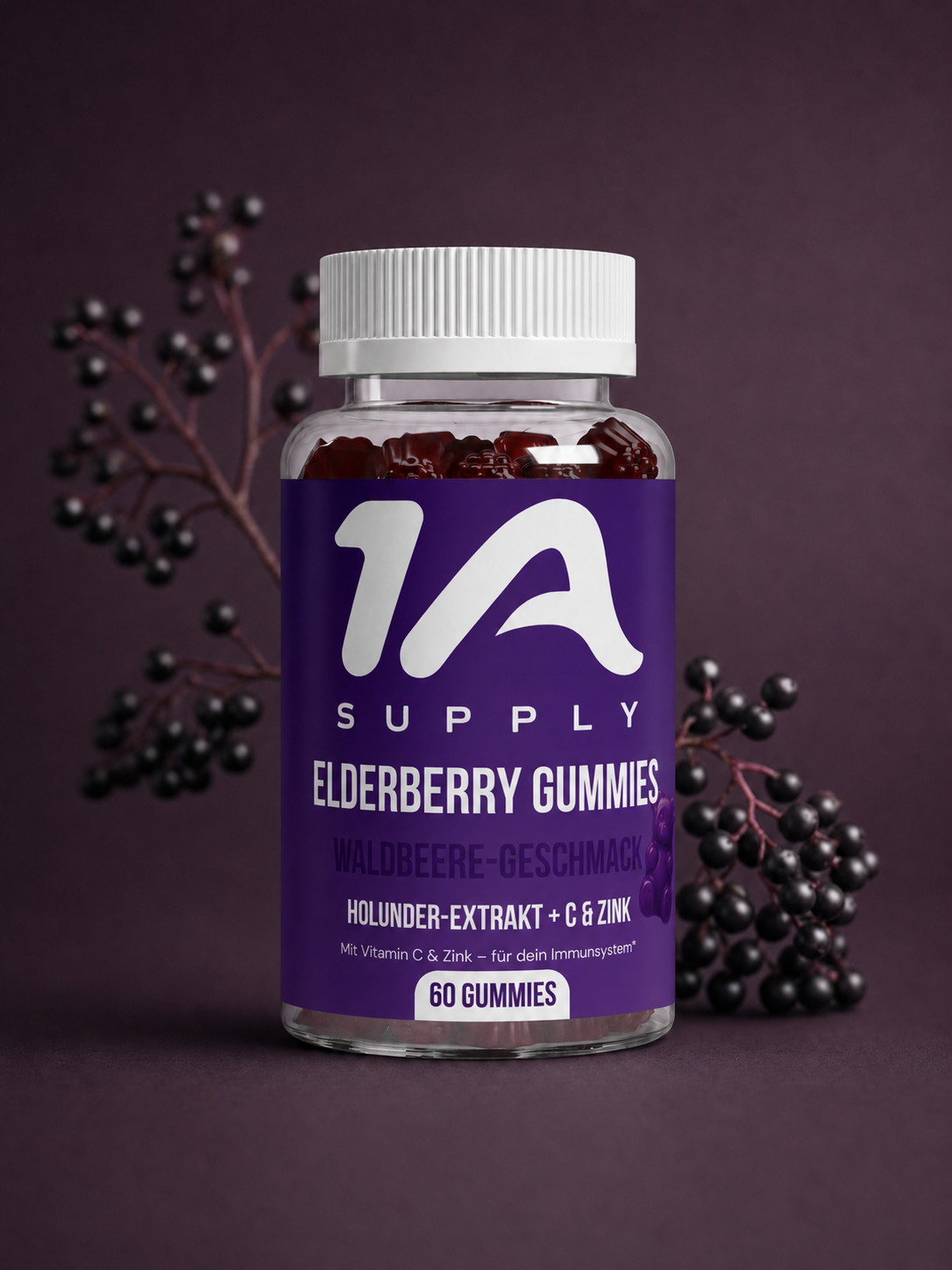 Elderberry + Vitamin C + Zink Gummies