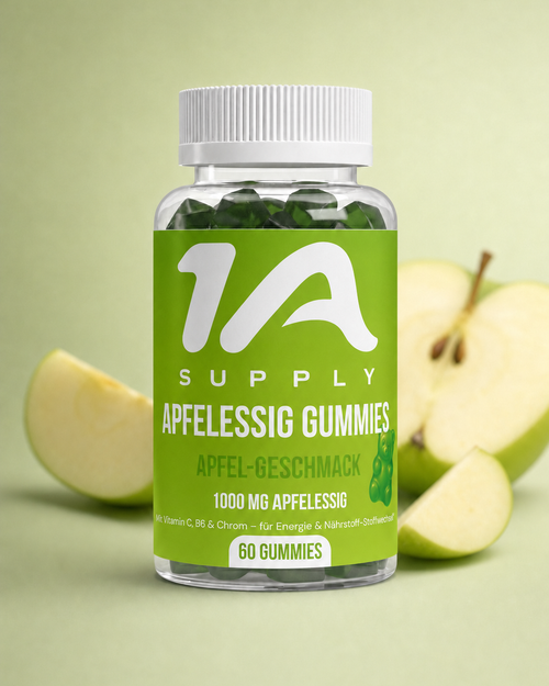 Apfelessig + C + B6 + Chrom Gummies