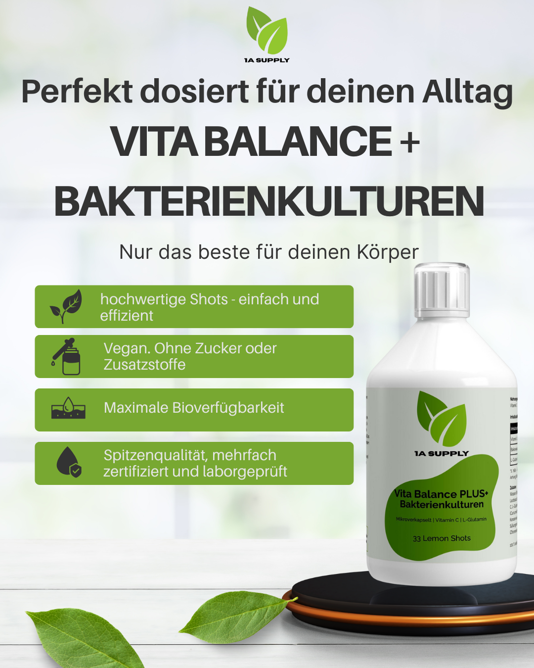 Vita Balance PLUS+  Bakterienkulturen