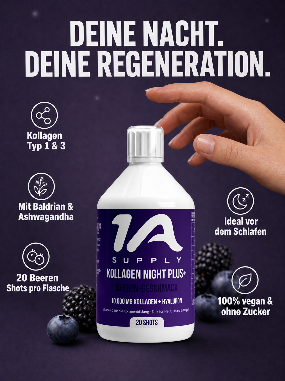 Kollagen Night Plus+ Shots