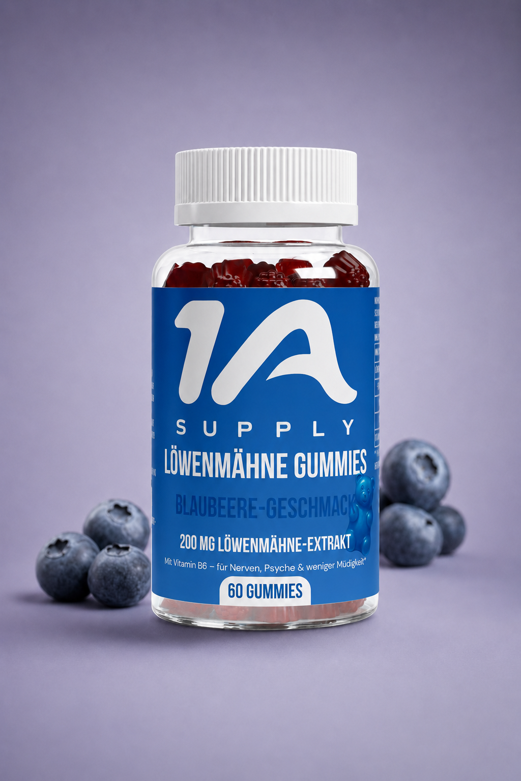 Löwenmähne + Vitamin B6 Gummies