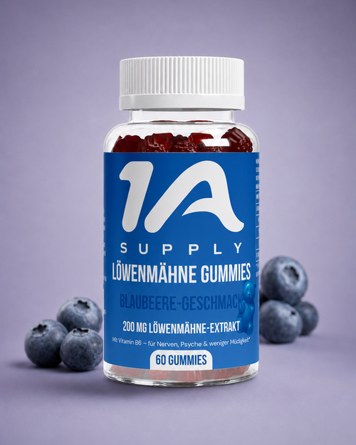 Löwenmähne + Vitamin B6 Gummies