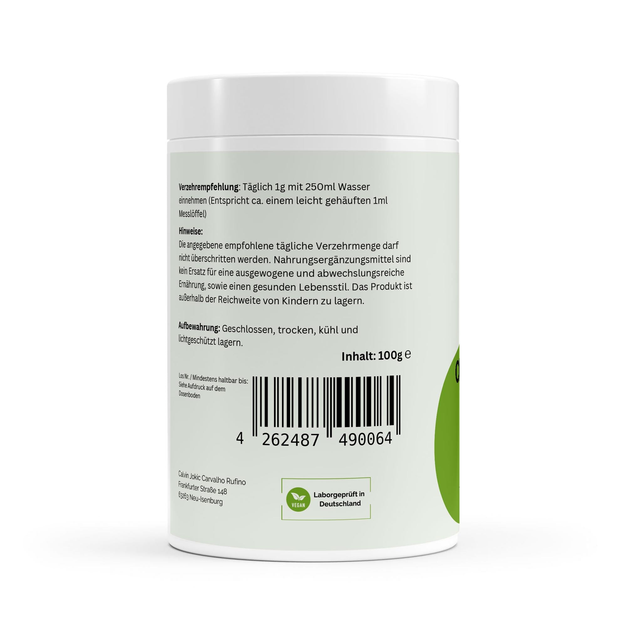 Chondroitin Pulver seite