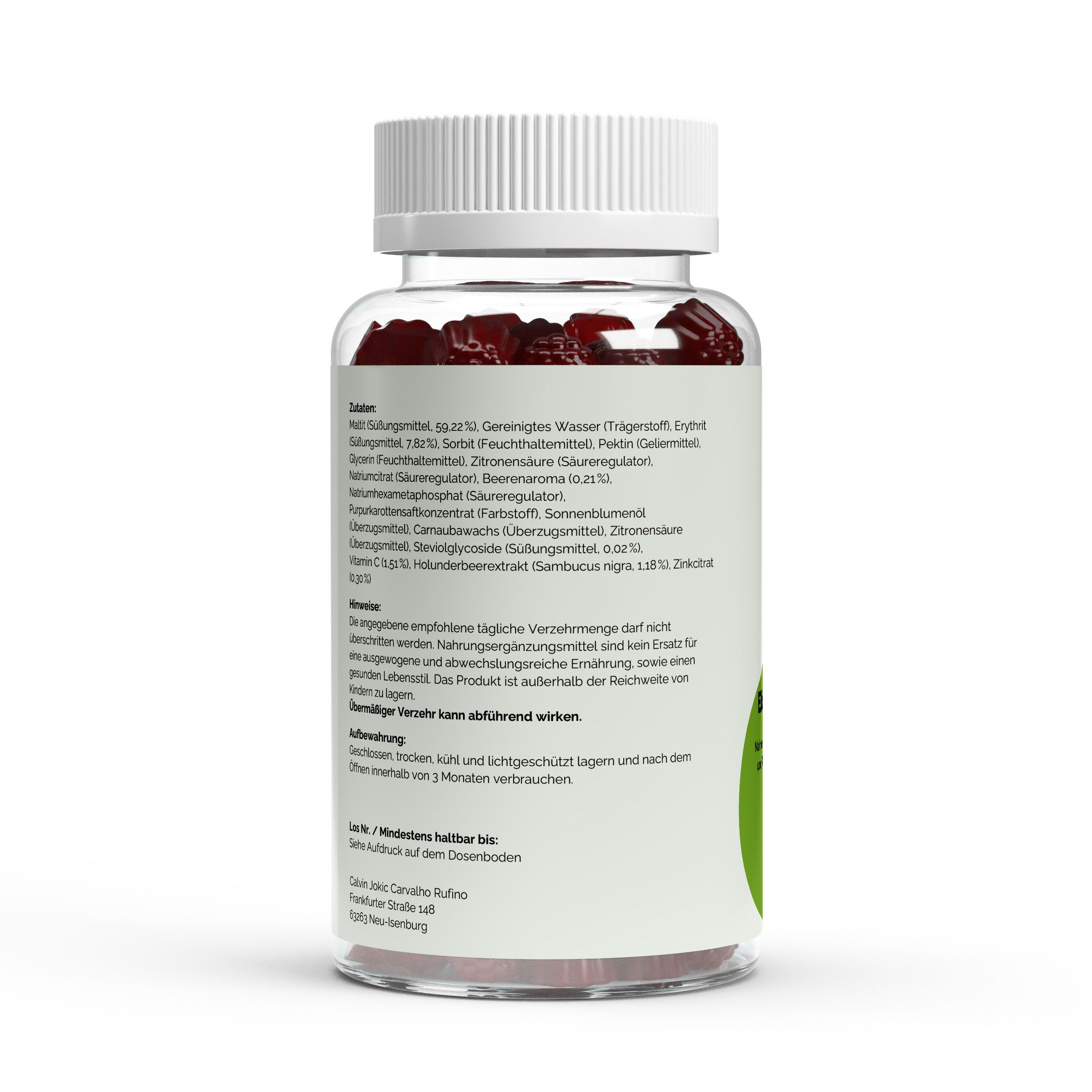 Elderberry + Vitamin C + Zink Gummies 