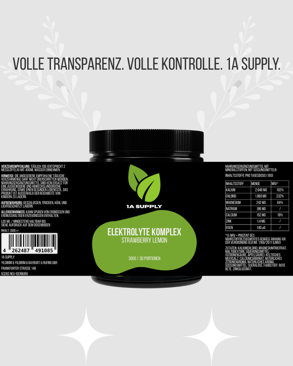 Elektrolyte Pulver - 1A Supply