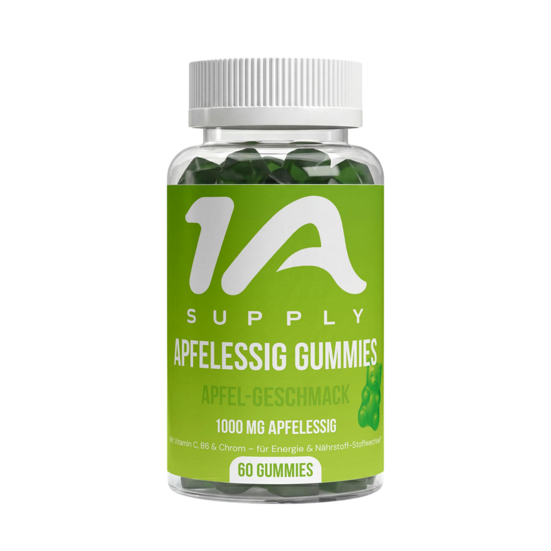 Apfelessig + C + B6 + Chrom Gummies