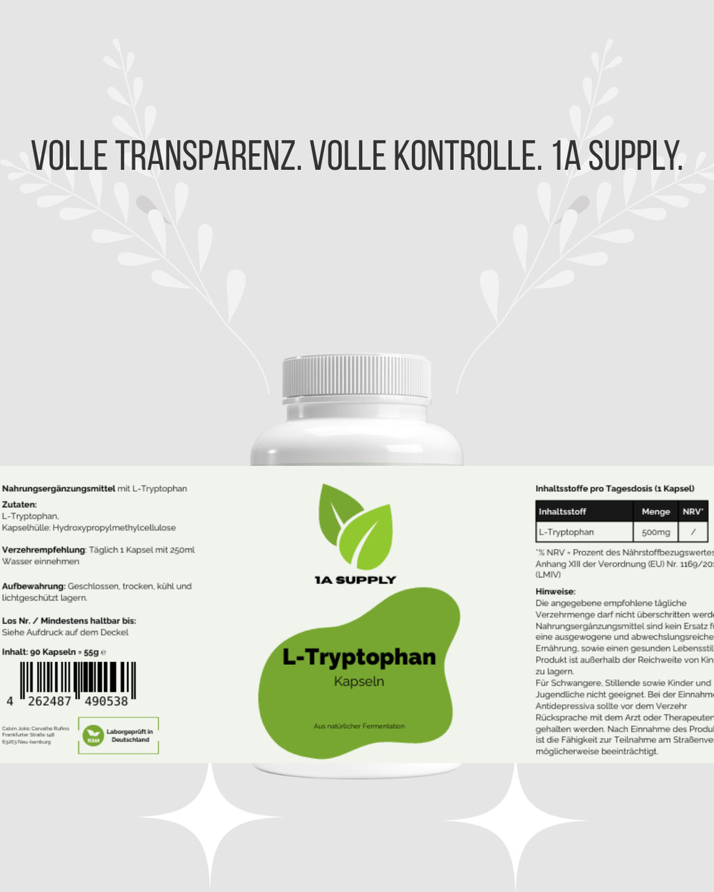 L-Tryptophan - 1A Supply