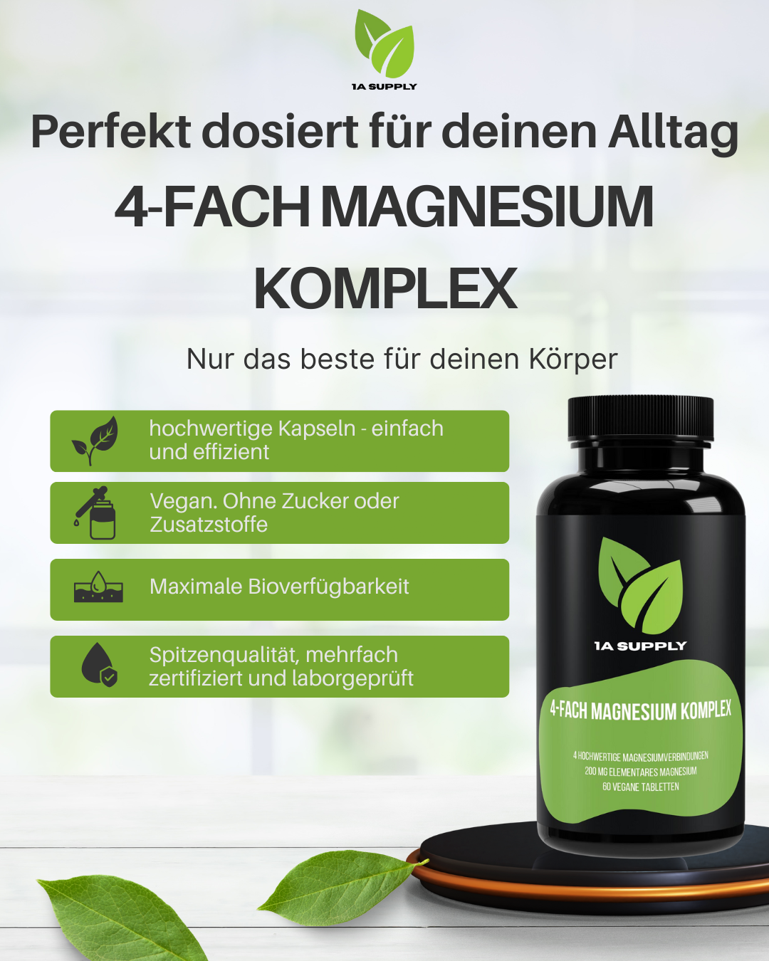 Magnesium 4fach Komplex - 1A Supply