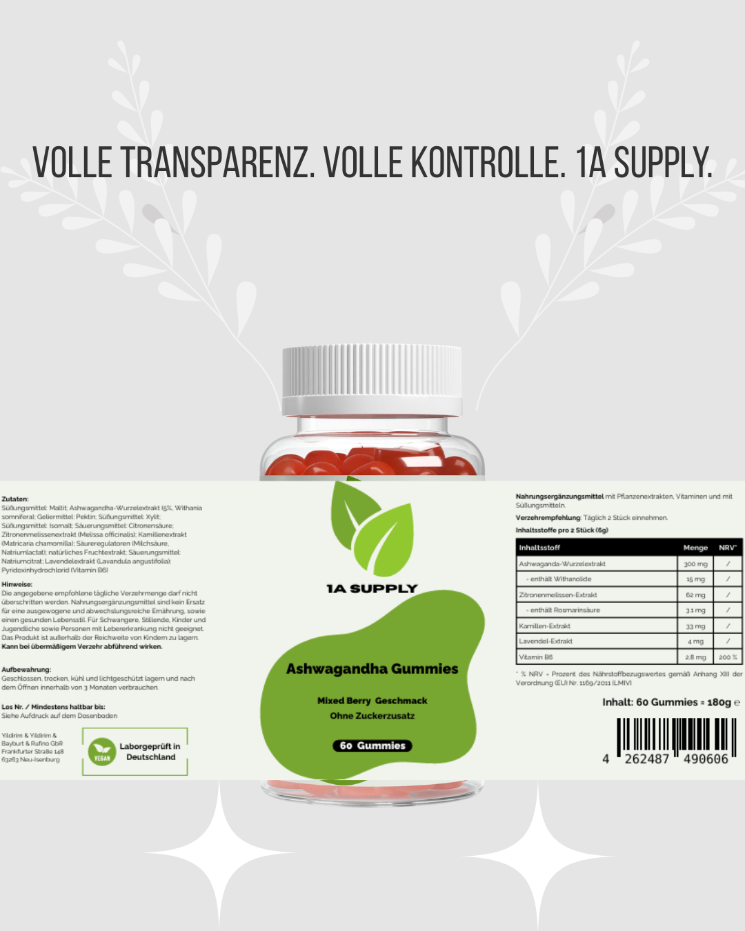 Ashwagandha Gummies - 1A Supply