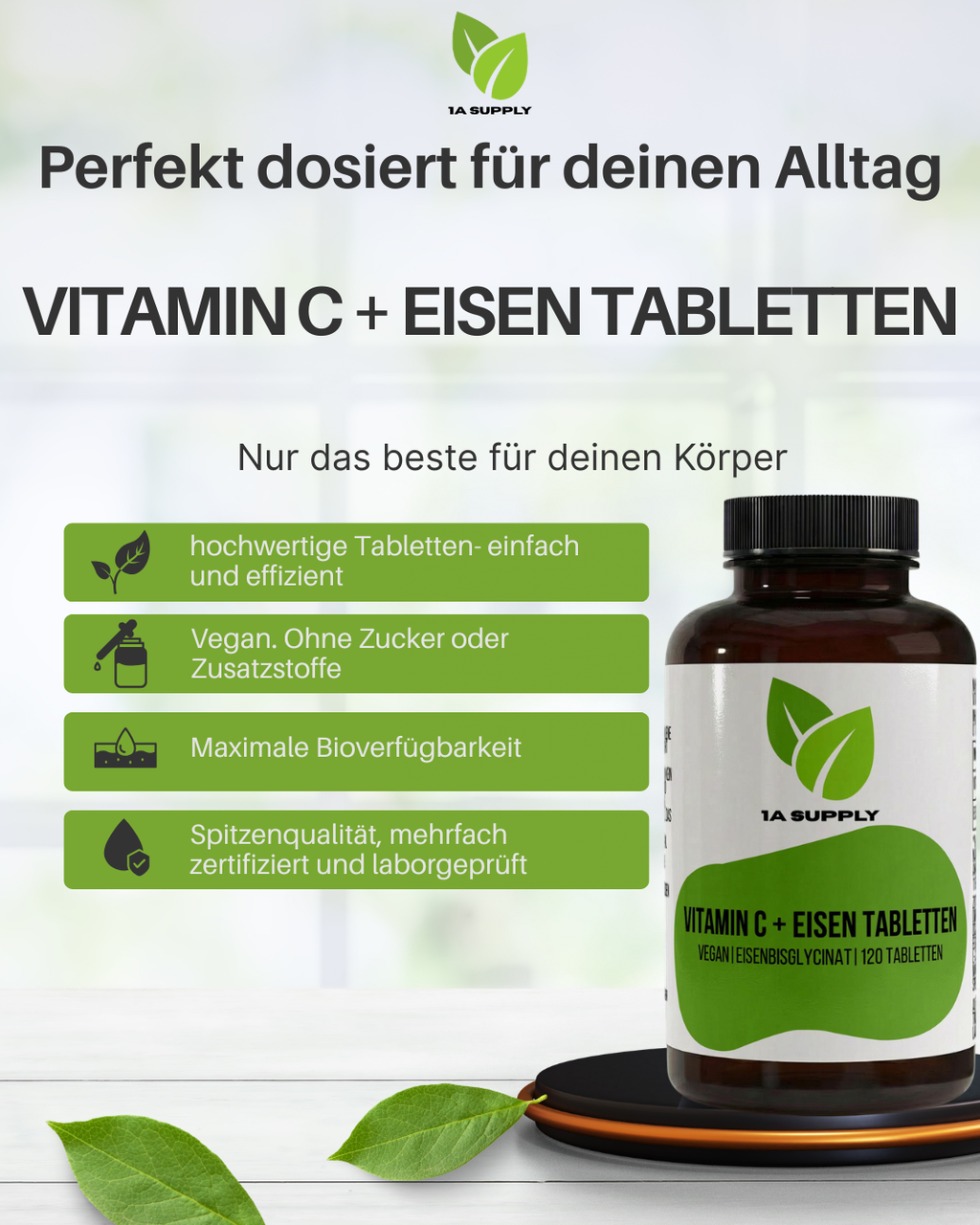 Eisen + Vitamin C - 1A Supply