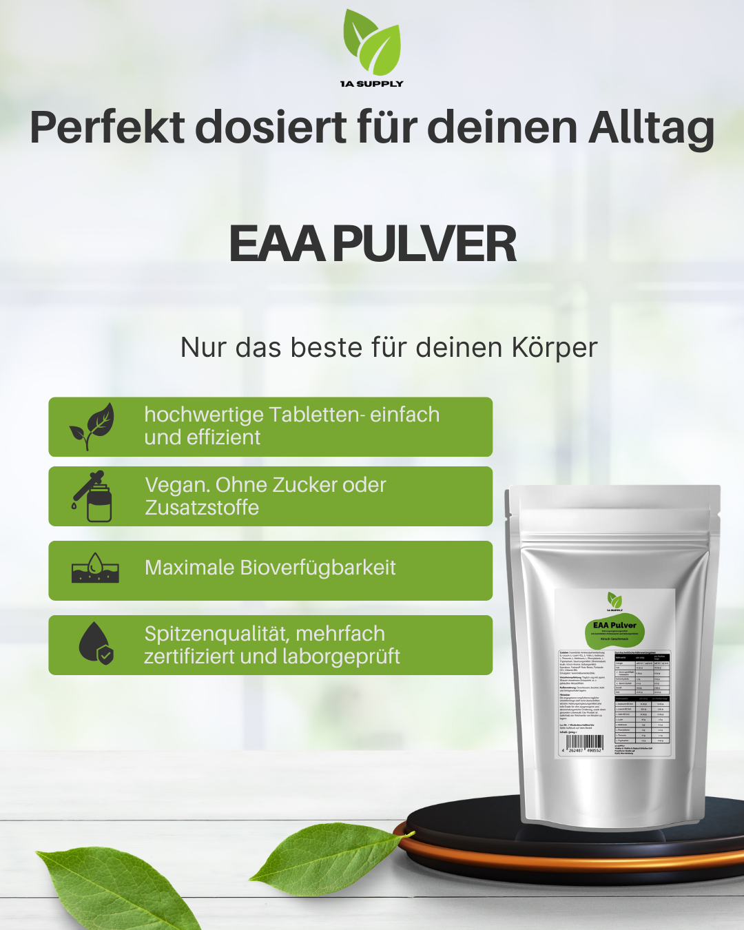 EAA (Essentielle Aminosäuren) Pulver