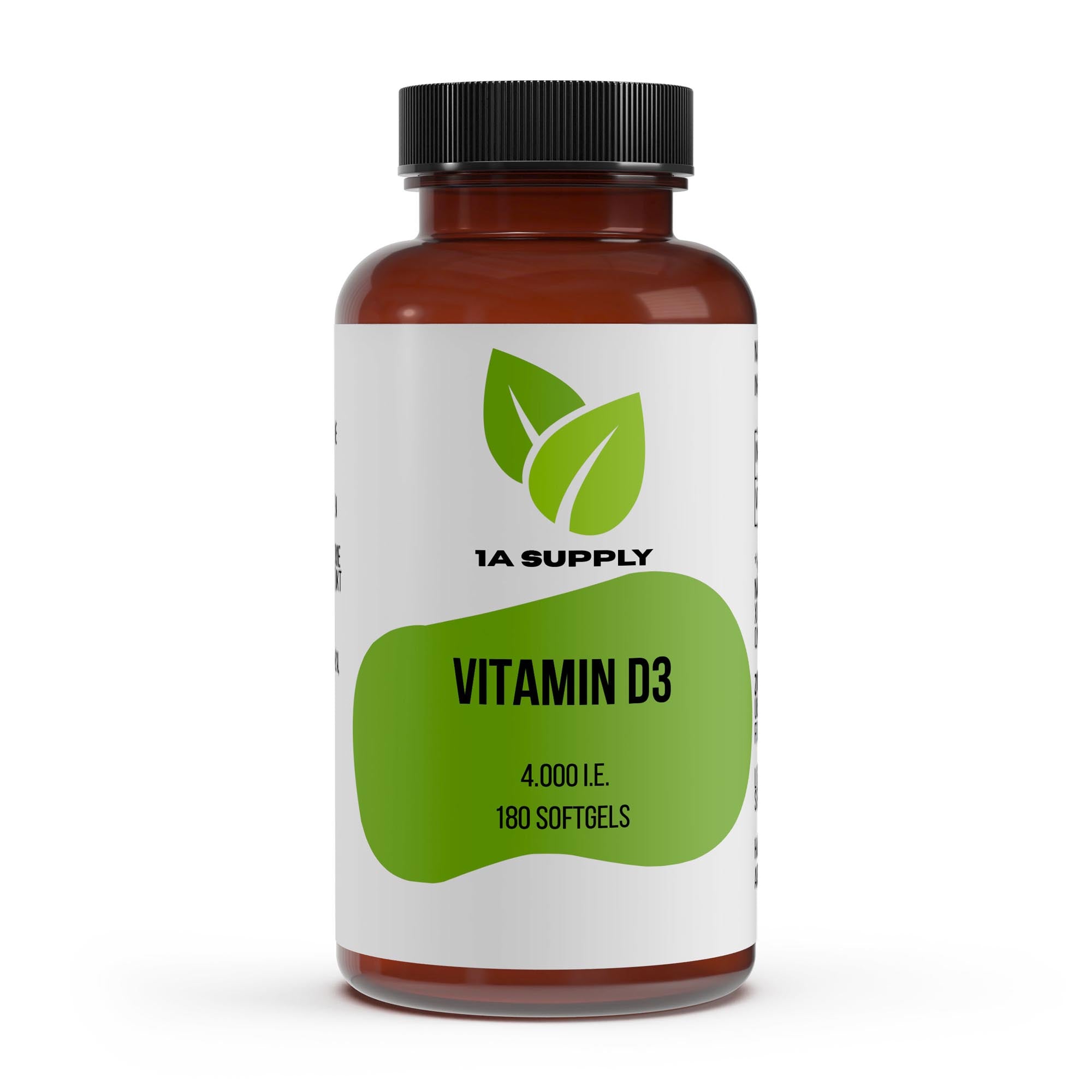 Vitamin D3 Softgels vegan laborgeprüft  – 1A Supply