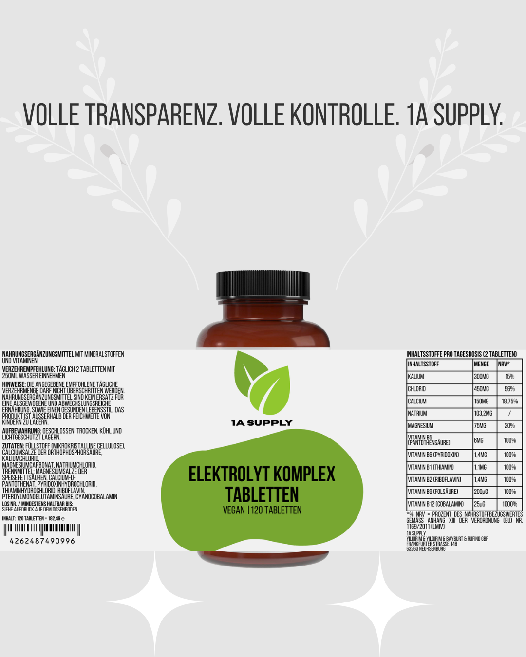 Elektrolyt Komplex - Tabletten