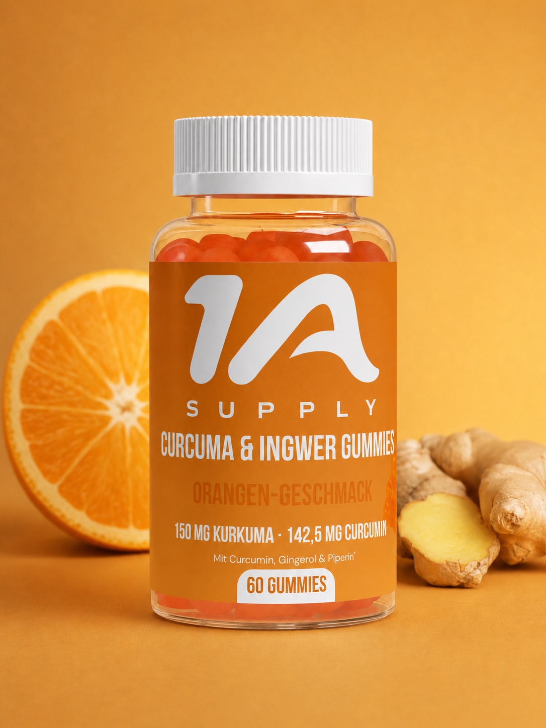 Kurkuma + Ingwer + Schwarzer Pfeffer Gummies