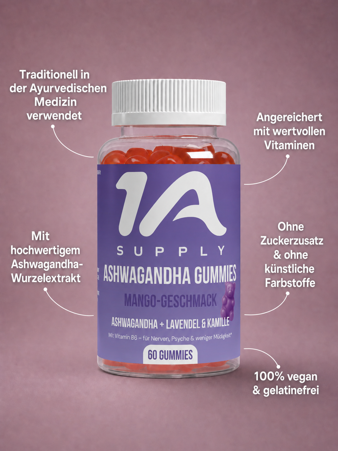 Ashwagandha & Vitamin B6 Gummies