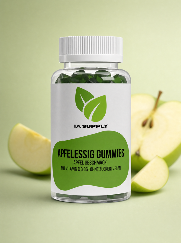 Apfelessig + C + B6 + Chrom Gummies
