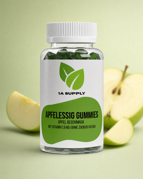 Apfelessig + C + B6 + Chrom Gummies