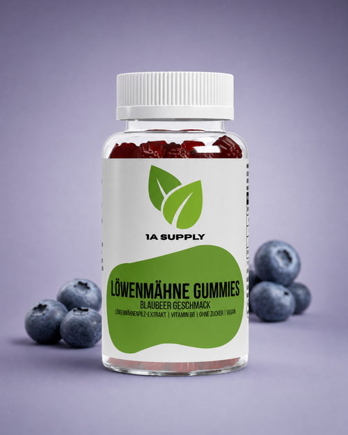 Löwenmähne + Vitamin B6 Gummies