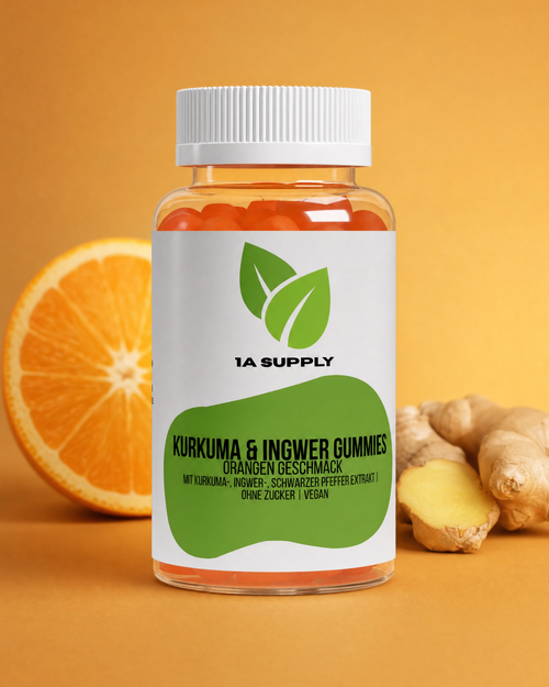 Kurkuma + Ingwer + Schwarzer Pfeffer Gummies