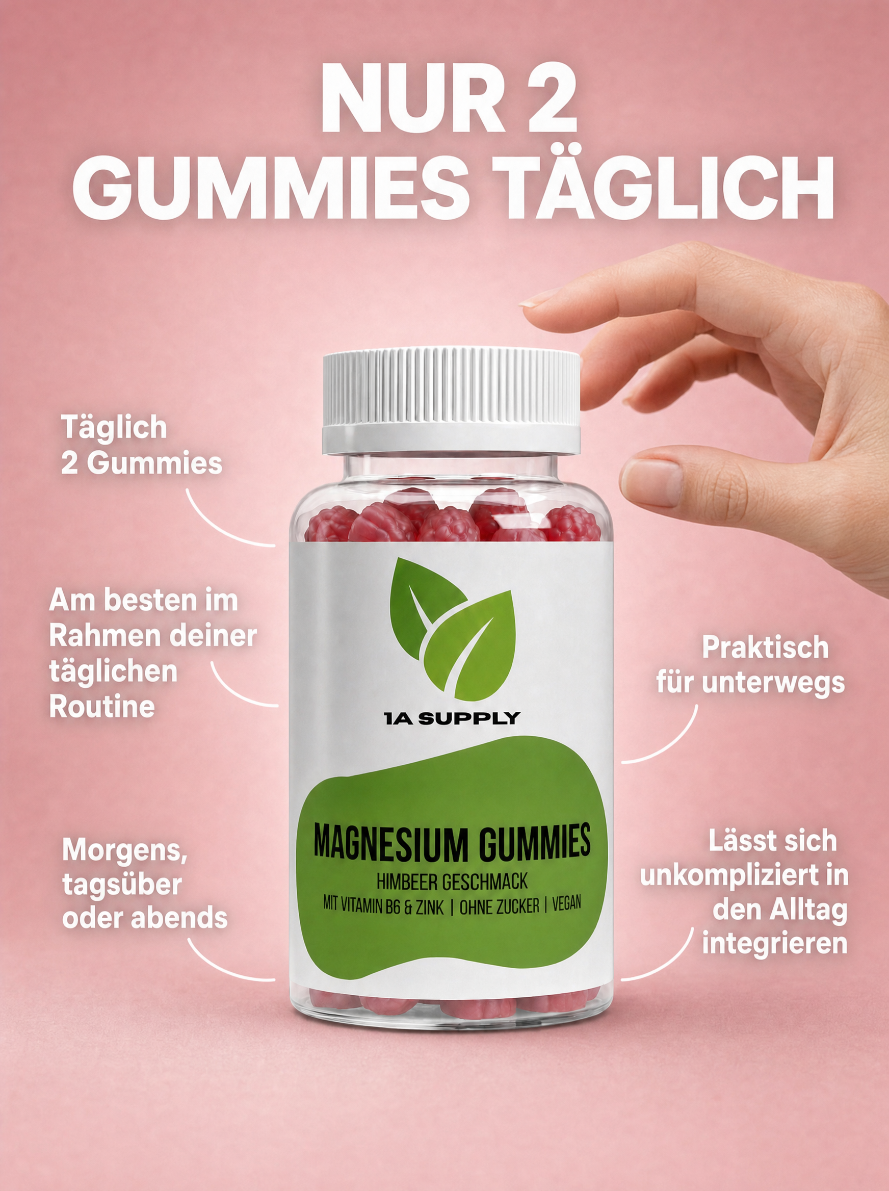 Magnesium + Zink + B6 Gummies