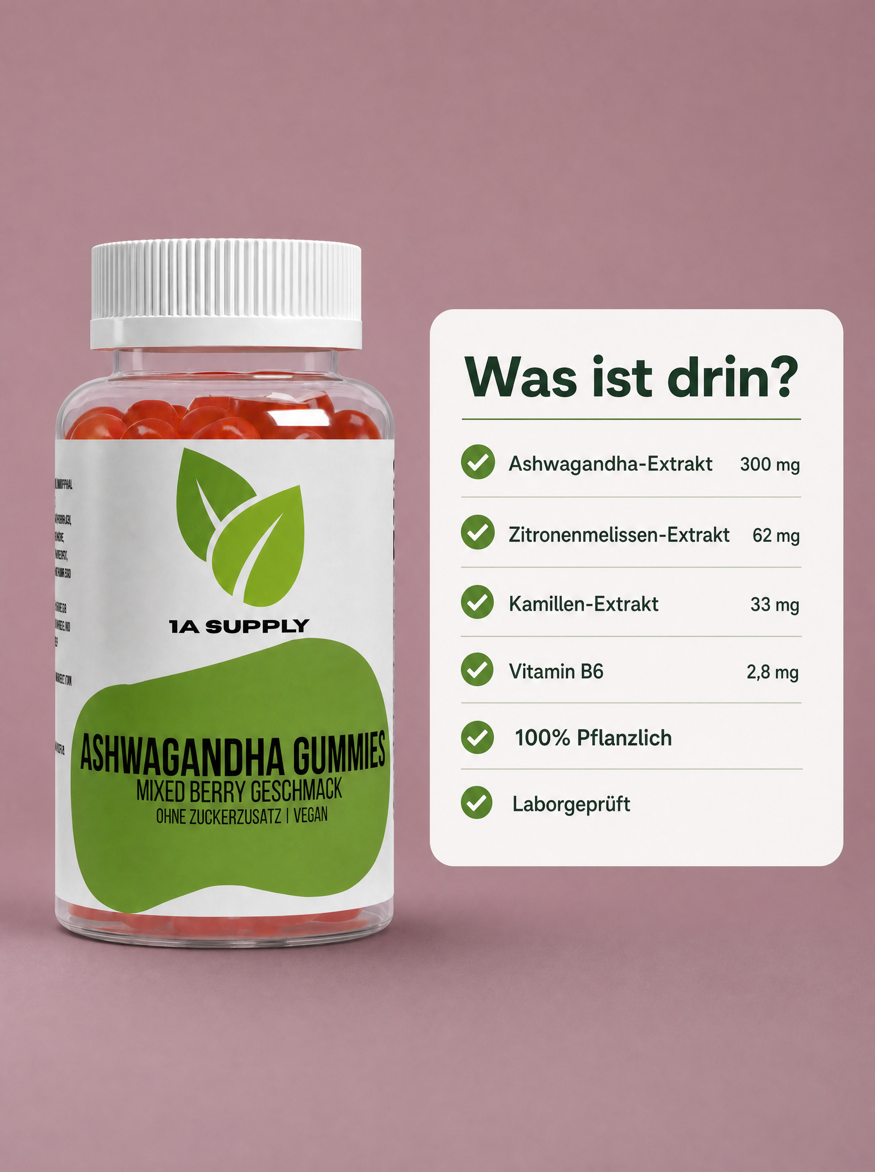 Ashwagandha & Vitamin B6 Gummies