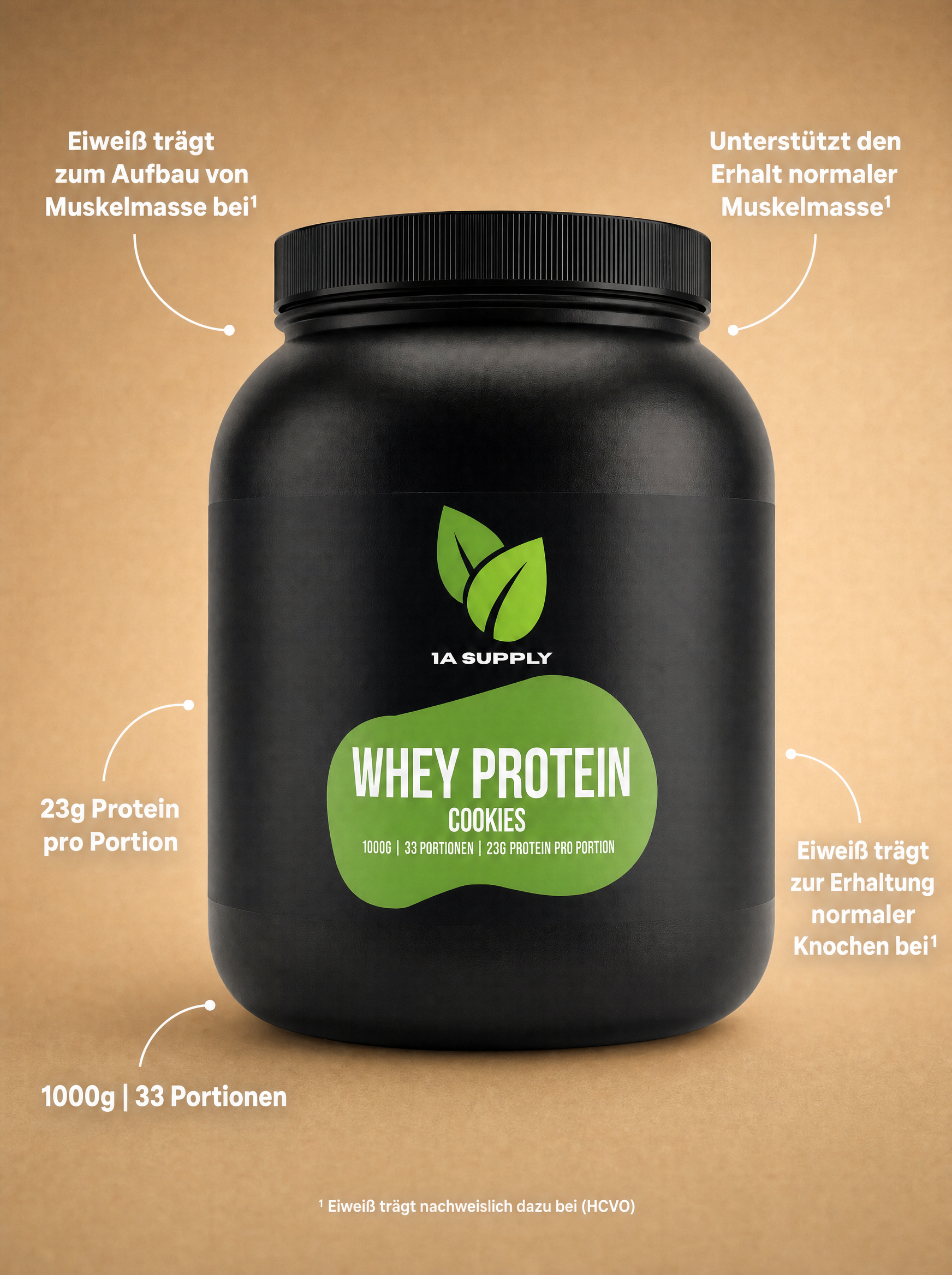 Whey Protein 1000g Pulver