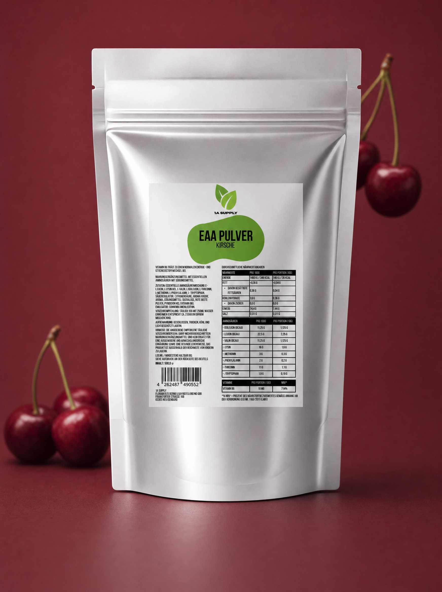EAA + Vitamin B6 Pulver