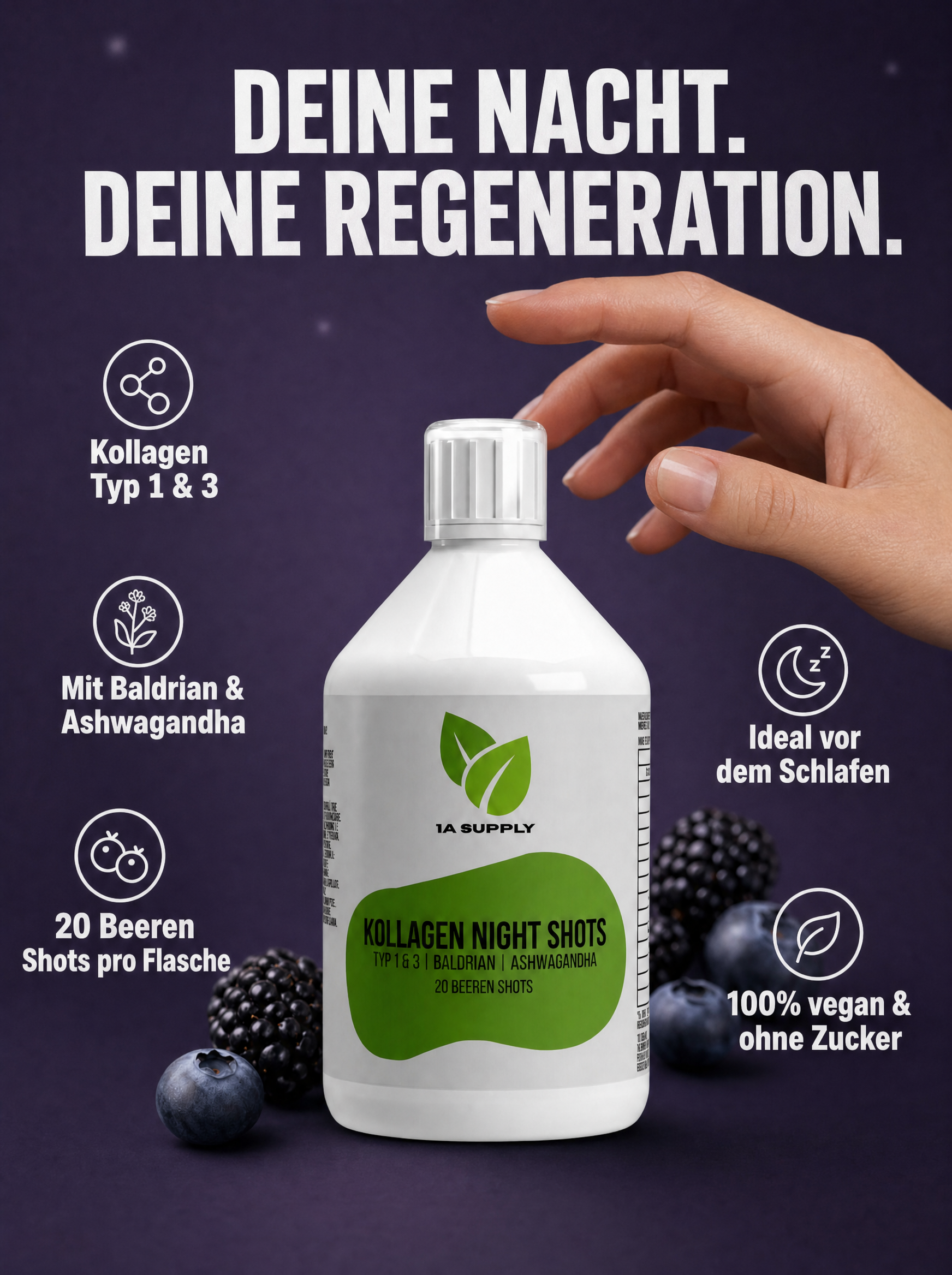 Kollagen Night Plus+ Shots