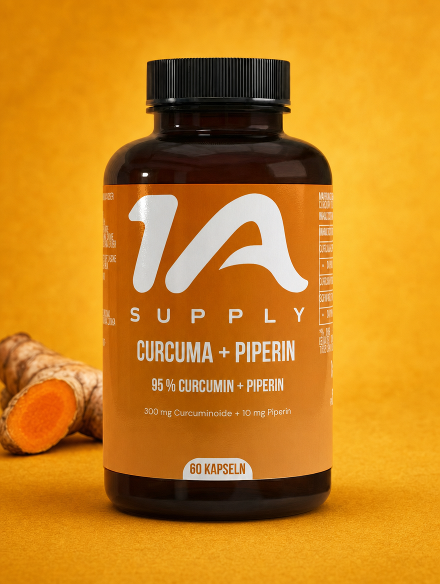 Curcumin (95%) + Piperin - Kapseln