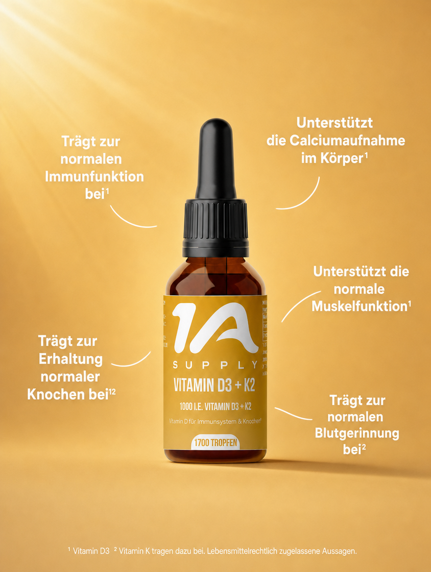 Vitamin D3 + K2 Tropfen