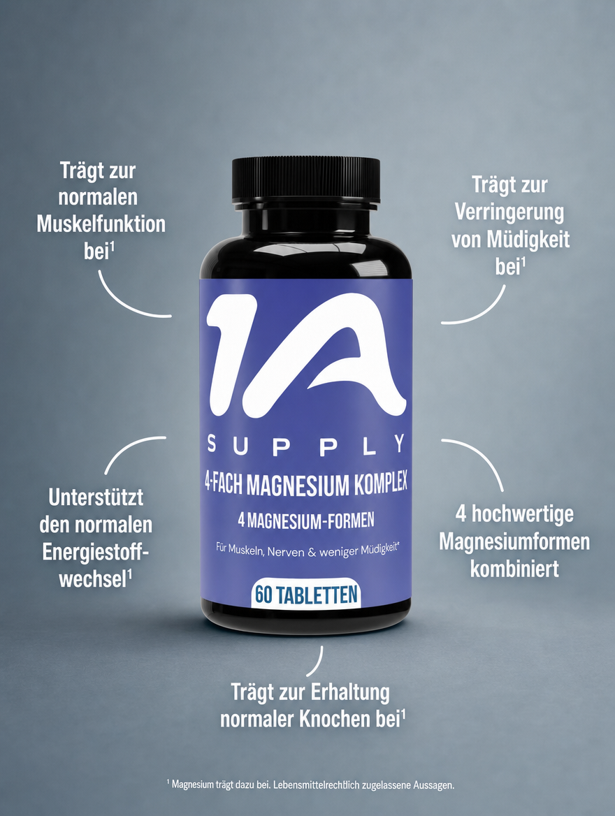 Magnesium 4fach Komplex Kapseln