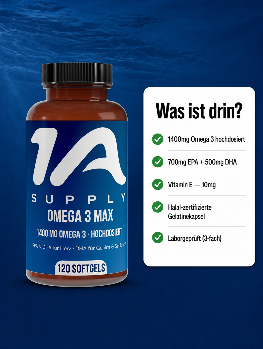 Omega 3 Max Softgels (hochdosiert)