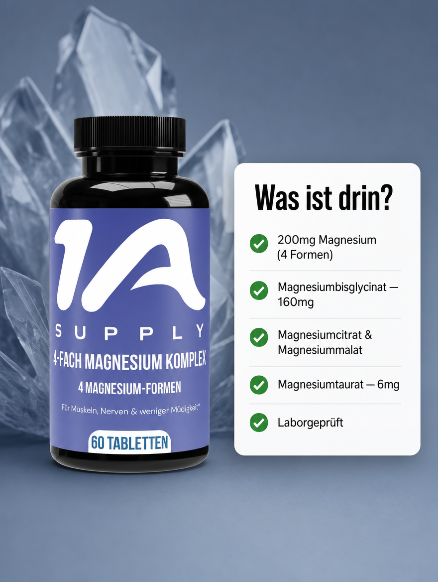 Magnesium 4fach Komplex Kapseln