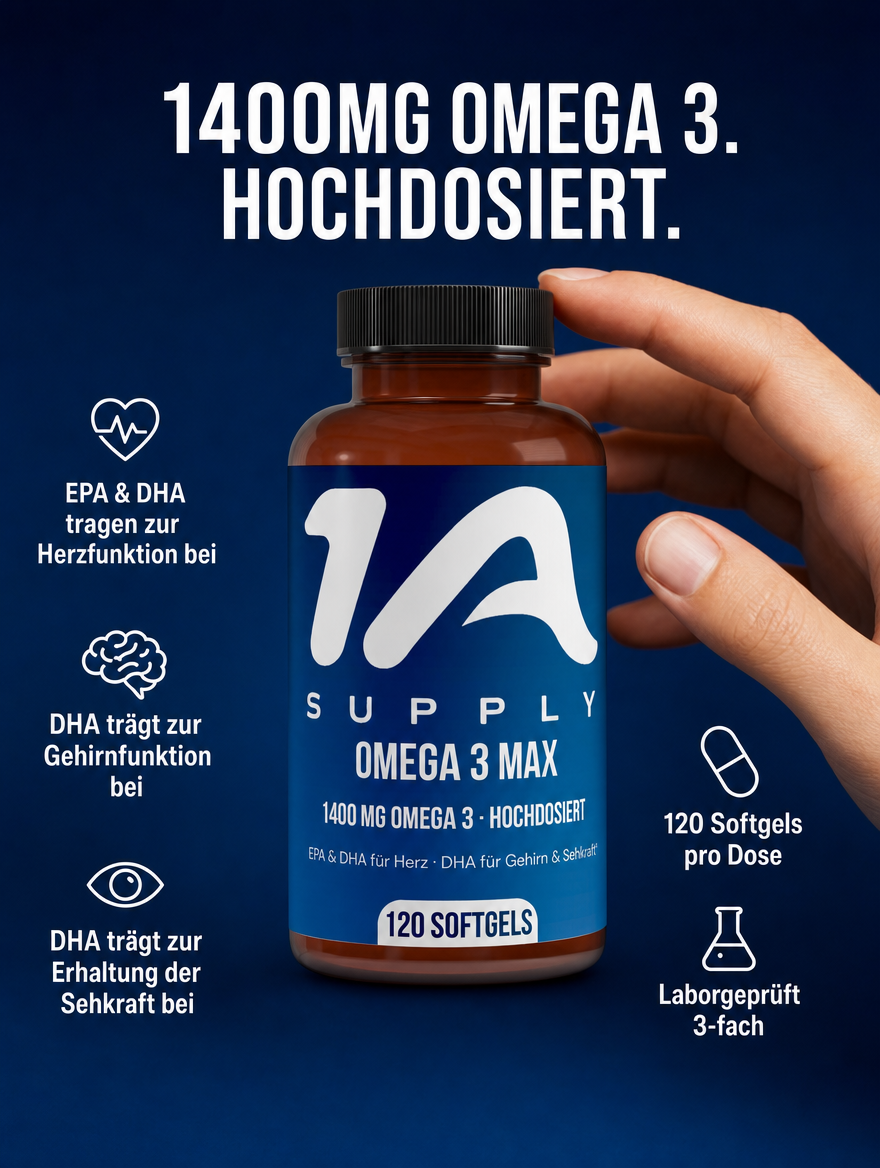 Omega 3 Max Softgels (hochdosiert)