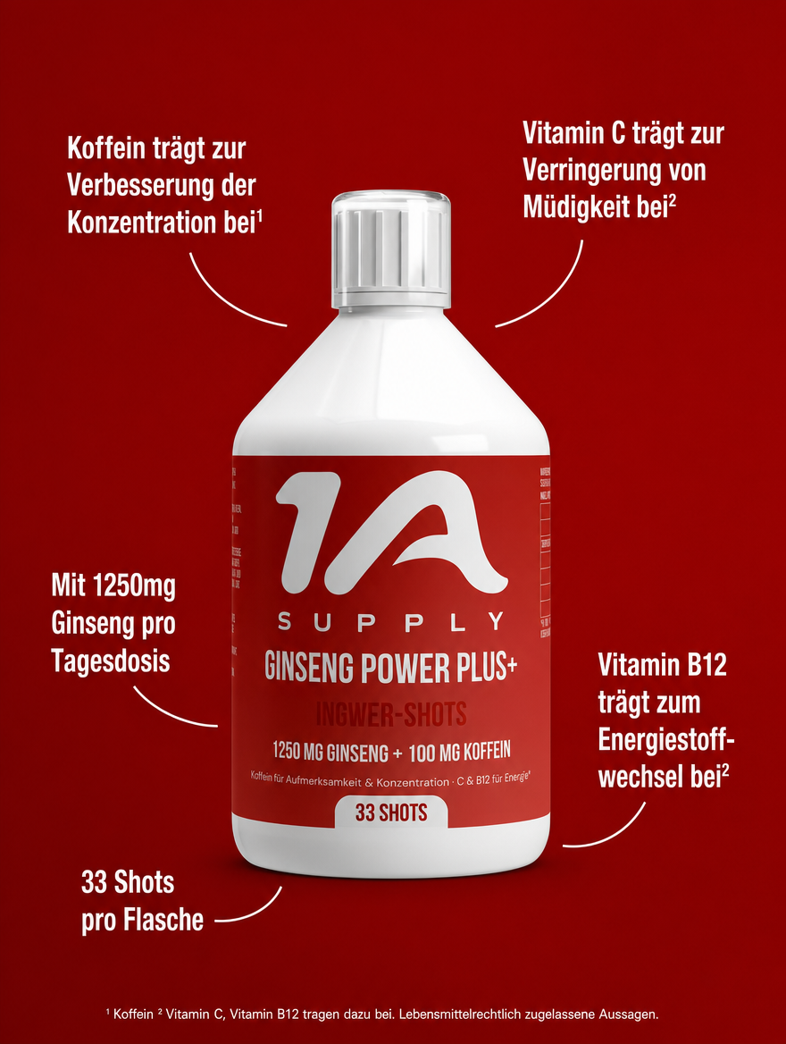 Ginseng Power Plus+ Shots